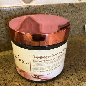 Manna Kadar Champagne Charcoal Body Scrub NEW